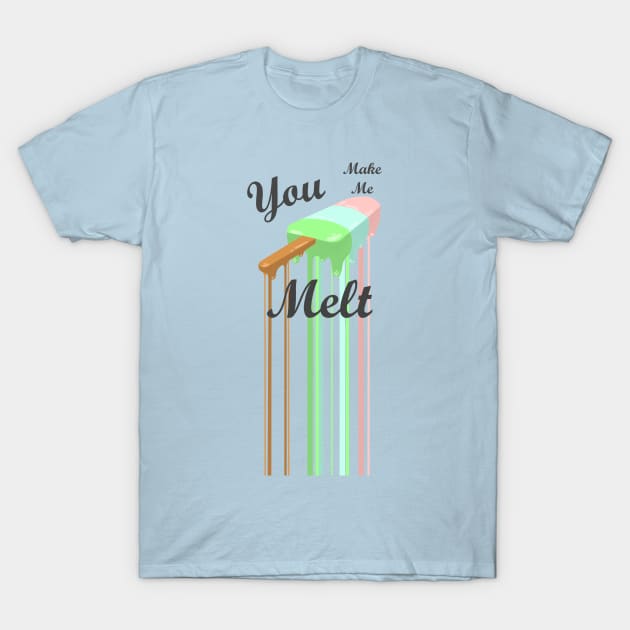 Melt T-Shirt by LadybugDraws